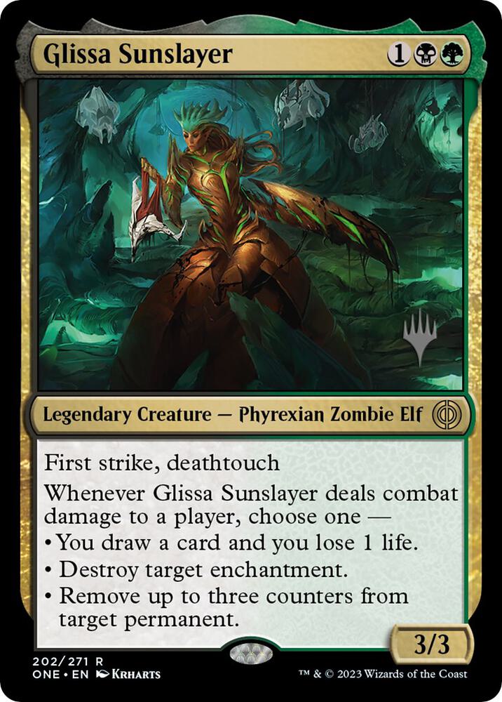 Glissa Sunslayer (202) [Phyrexia: All Will Be One Promos]