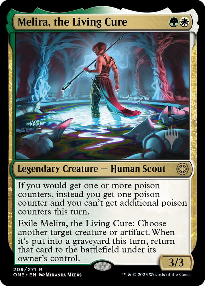 Melira, the Living Cure (209) [Phyrexia: All Will Be One Promos]