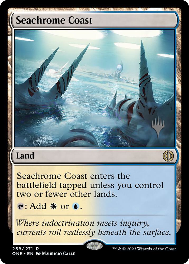 Seachrome Coast (258) [Phyrexia: All Will Be One Promos]