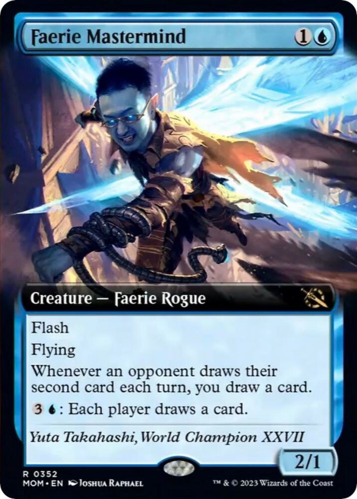 Faerie Mastermind (Extended Art) (352) [March of the Machine] [Extended Art]