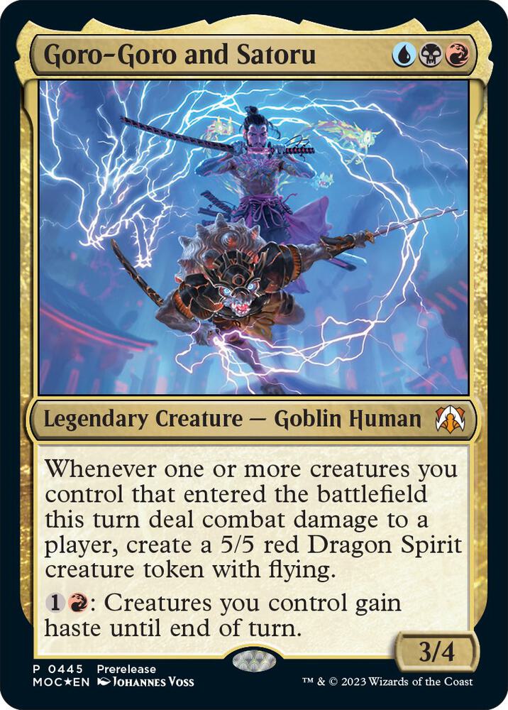 Goro-Goro and Satoru (445) [Prerelease Cards]