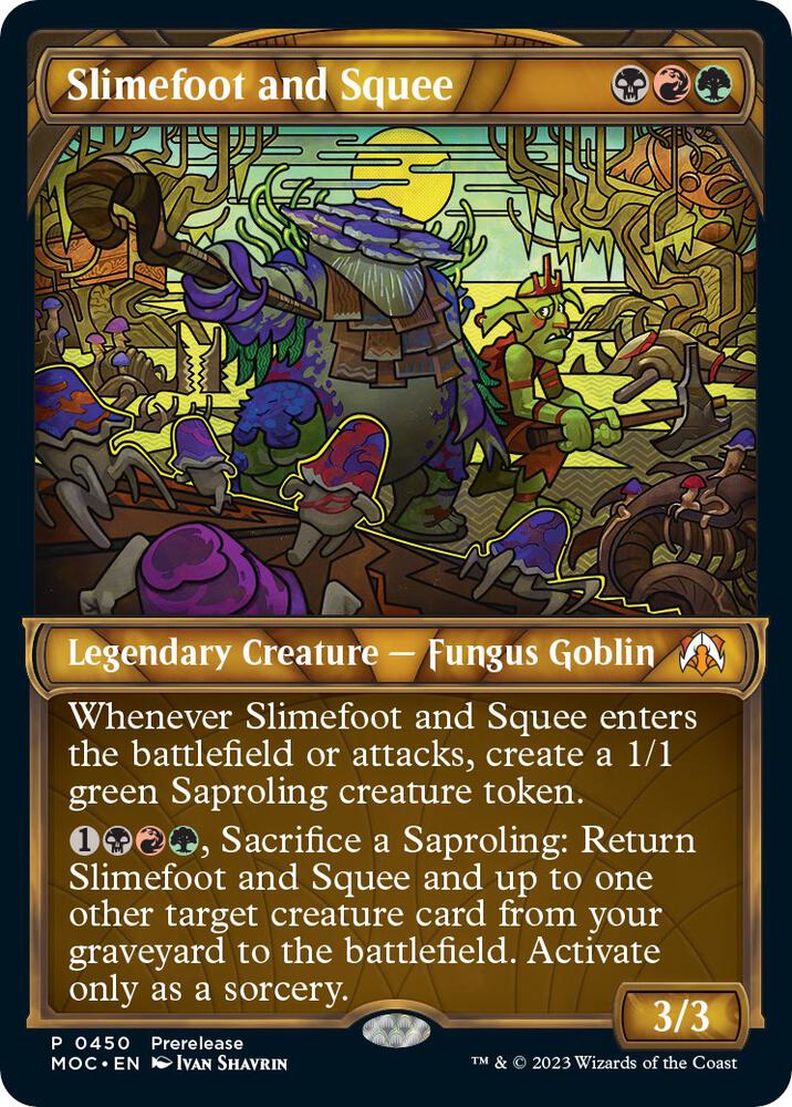 Slimefoot and Squee (Showcase) (450) [Prerelease Cards] [Showcase]