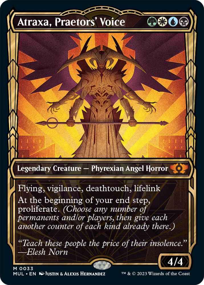 Atraxa, Praetors' Voice (33) [Multiverse Legends] [Showcase]
