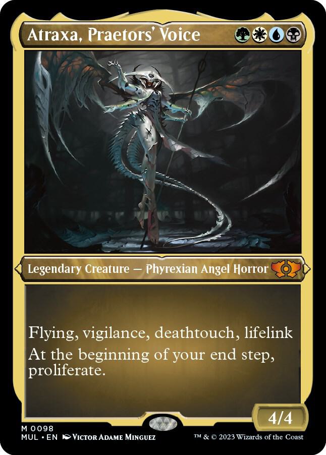 Atraxa, Praetors' Voice (Foil Etched) (98) [Multiverse Legends]