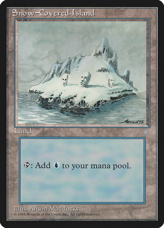 Snow-Covered Island (348) [Ice Age]