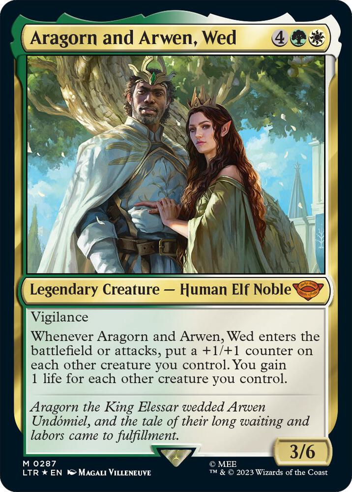 Aragorn and Arwen, Wed (287) [The Lord of the Rings: Tales of Middle-earth]
