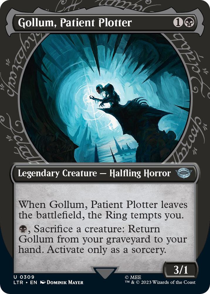 Gollum, Patient Plotter (Showcase) (309) [The Lord of the Rings: Tales of Middle-earth] [Showcase, Borderless]
