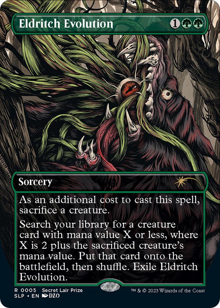 Eldritch Evolution (5) [Secret Lair Showdown] [Borderless]