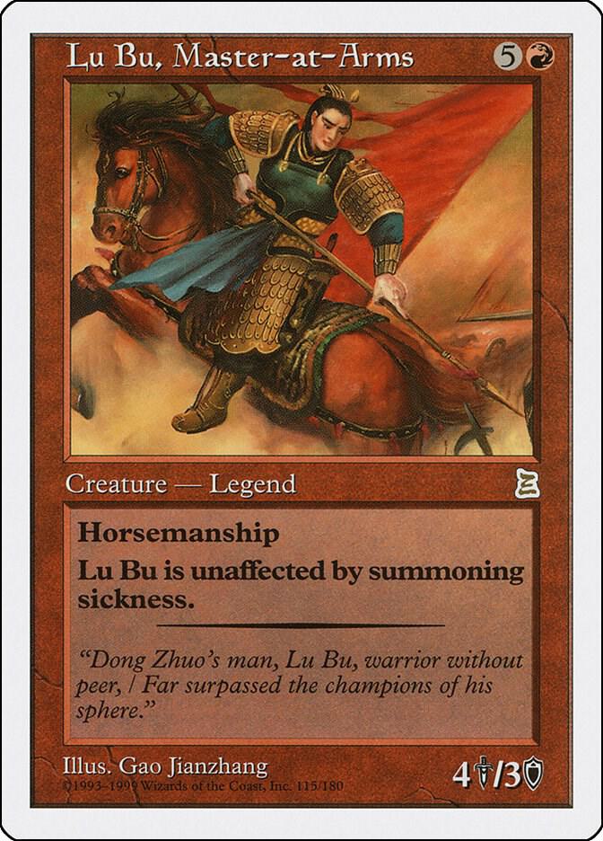 Lu Bu, Master-at-Arms (115) [Portal Three Kingdoms]