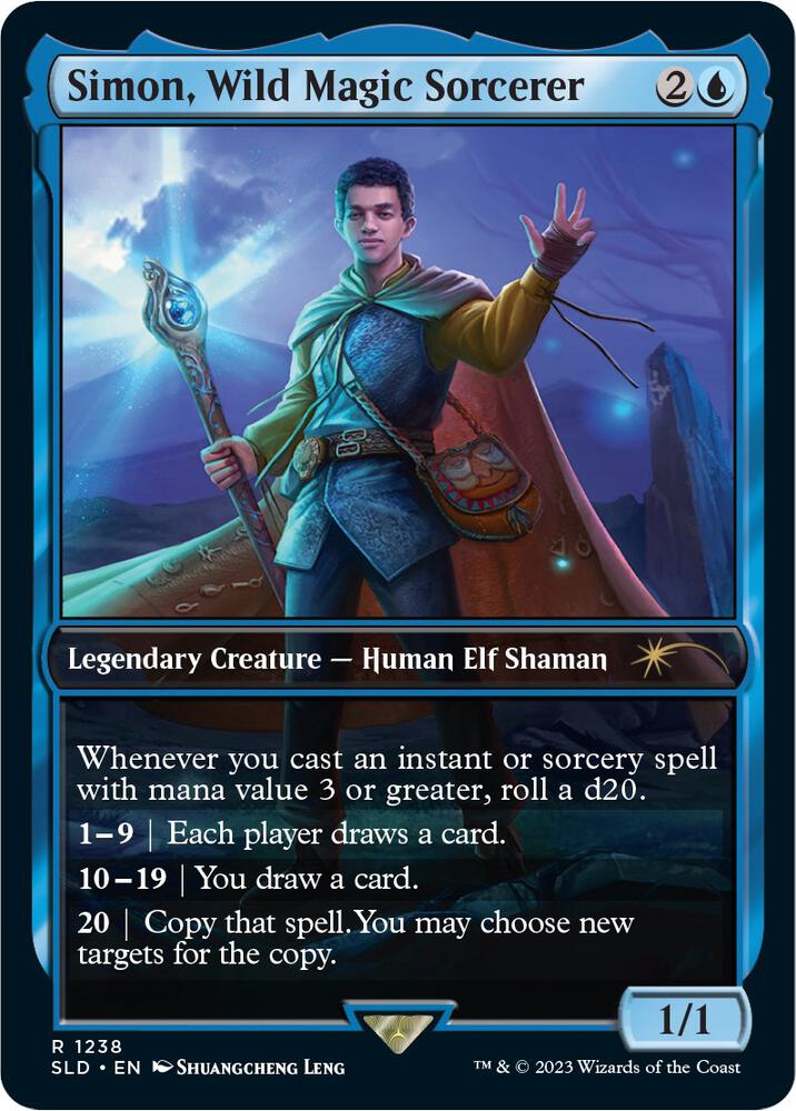Simon, Wild Magic Sorcerer (1238) [Secret Lair Drop]