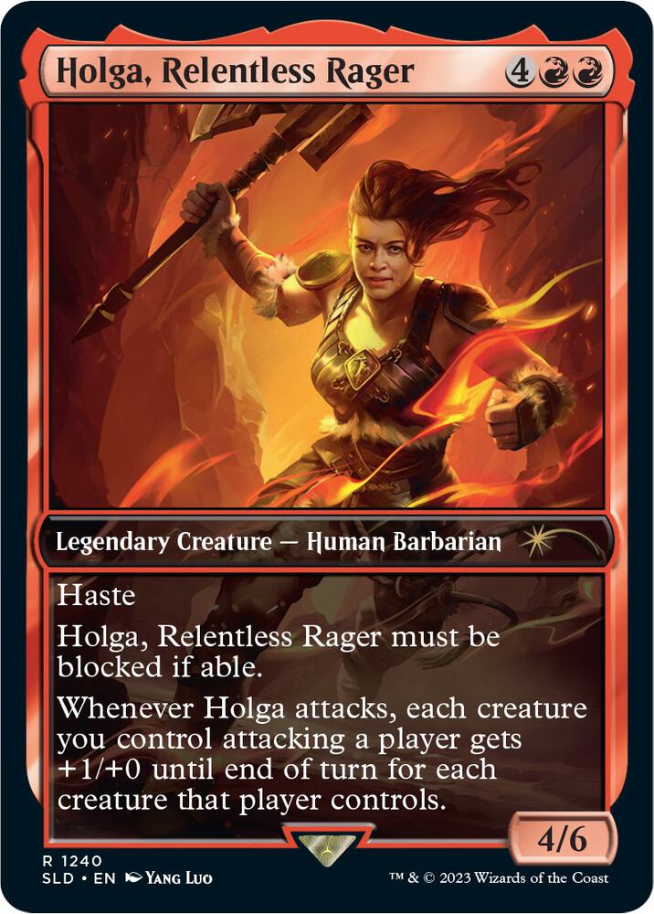 Holga, Relentless Rager (1240) [Secret Lair Drop]