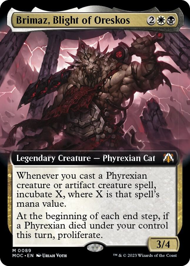 Brimaz, Blight of Oreskos (Extended Art) (89) [March of the Machine Commander] [Extended Art]
