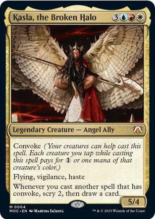 Kasla, the Broken Halo (4) [March of the Machine Commander]