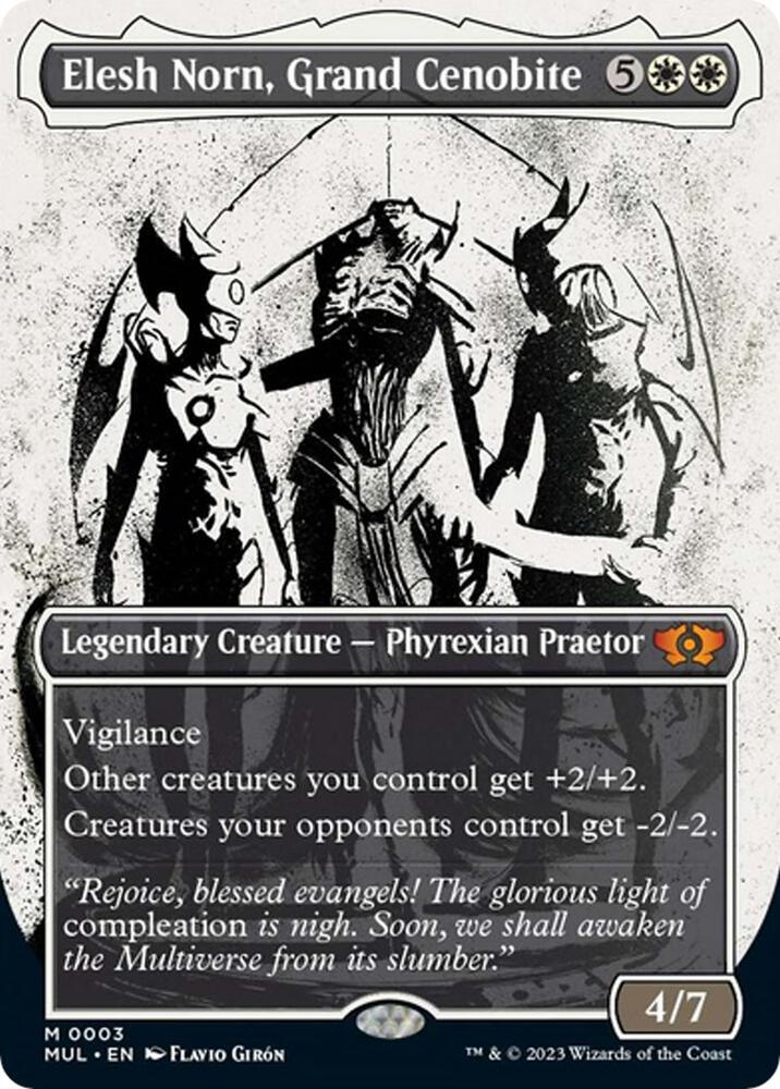 Elesh Norn, Grand Cenobite (3) [Multiverse Legends] [Showcase, Borderless]