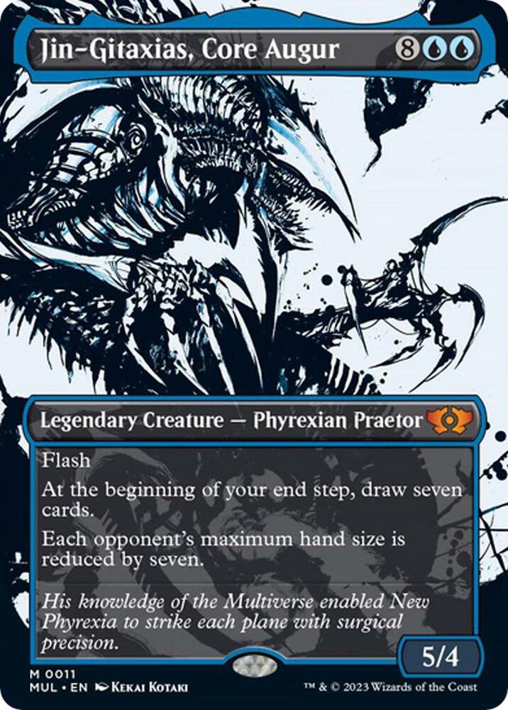 Jin-Gitaxias, Core Augur (11) [Multiverse Legends] [Showcase, Borderless]