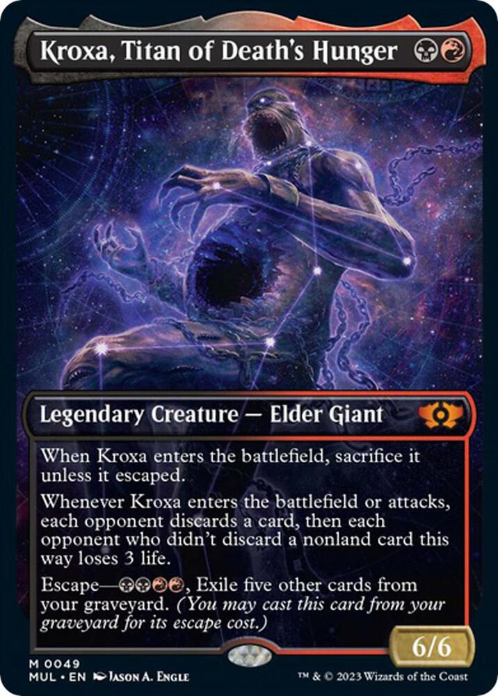 Kroxa, Titan of Death's Hunger (49) [Multiverse Legends] [Showcase]