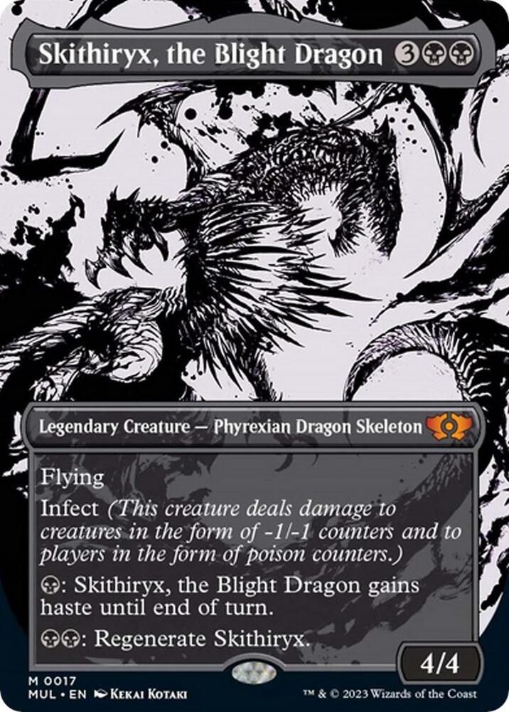 Skithiryx, the Blight Dragon (17) [Multiverse Legends] [Showcase, Borderless]