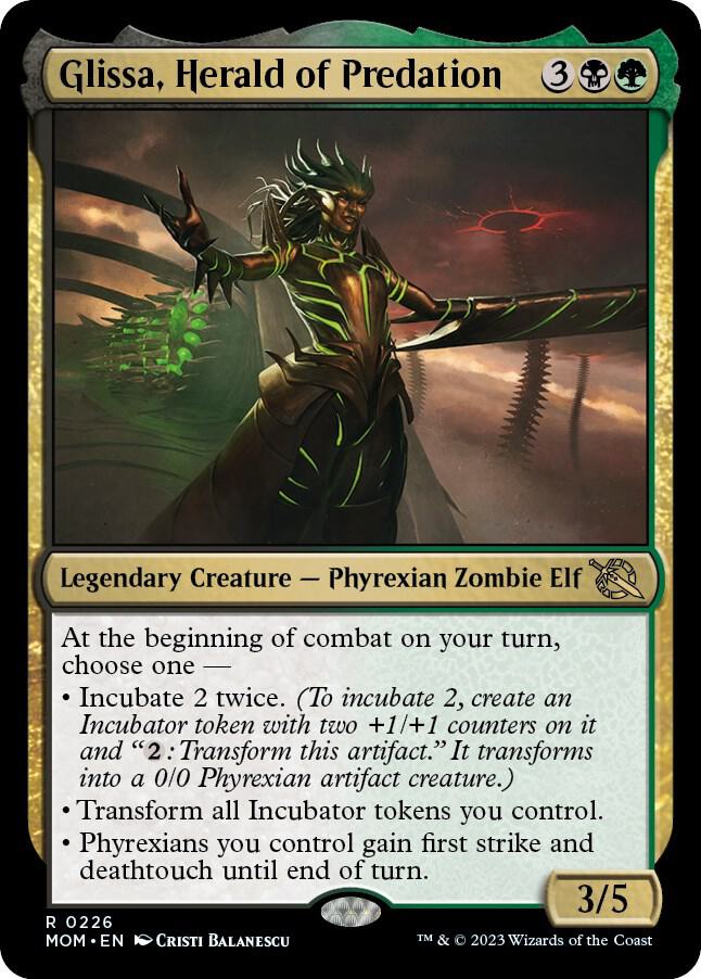 Glissa, Herald of Predation (226) [March of the Machine]
