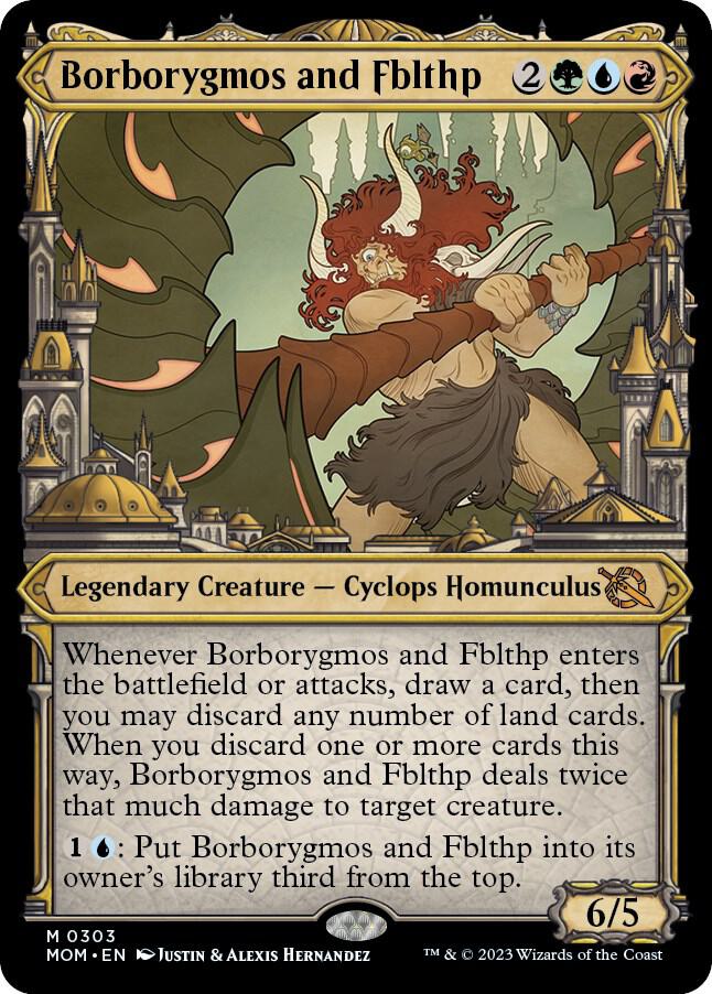 Borborygmos and Fblthp (Showcase) (303) [March of the Machine] [Showcase]