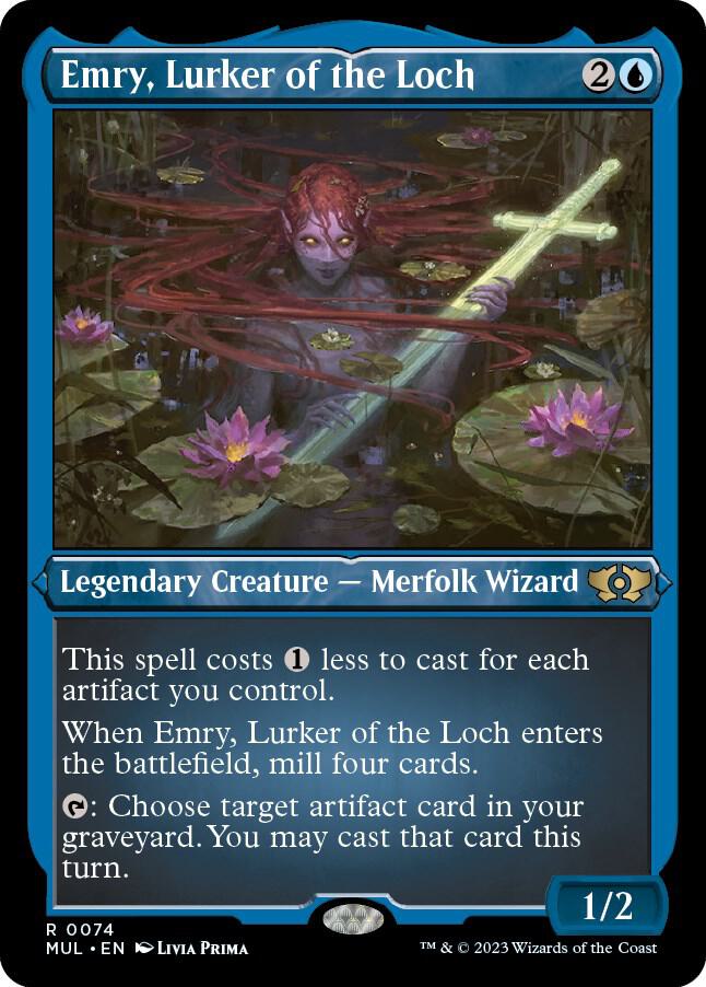 Emry, Lurker of the Loch (Foil Etched) (74) [Multiverse Legends]