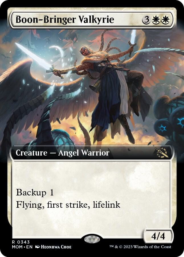 Boon-Bringer Valkyrie (Extended Art) (343) [March of the Machine] [Extended Art]