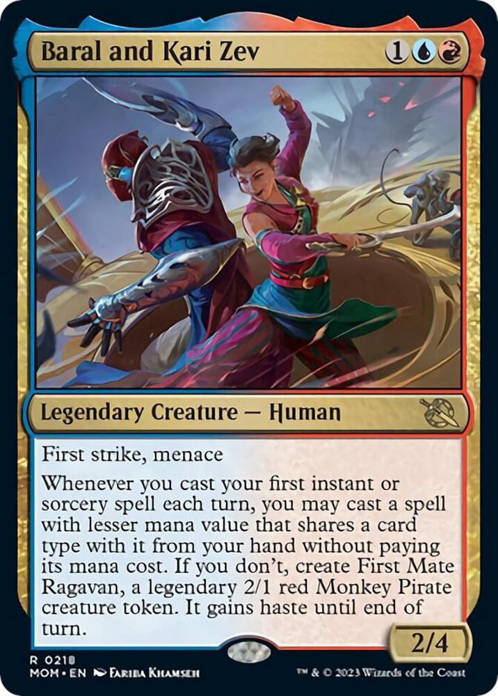 Baral and Kari Zev (218) [March of the Machine]