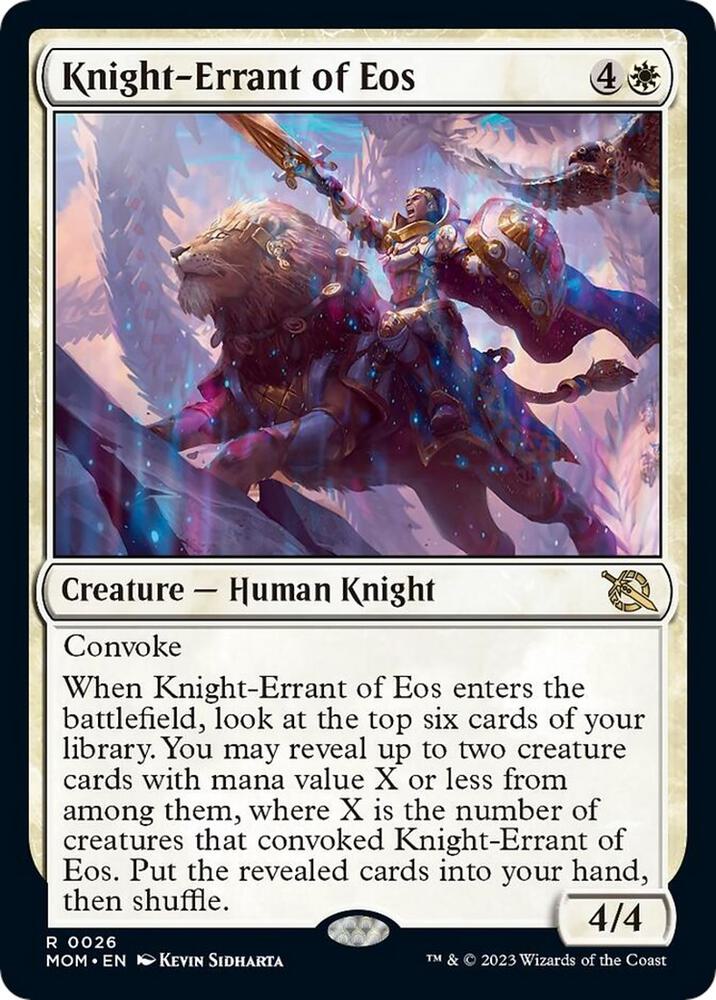 Knight-Errant of Eos (26) [March of the Machine]