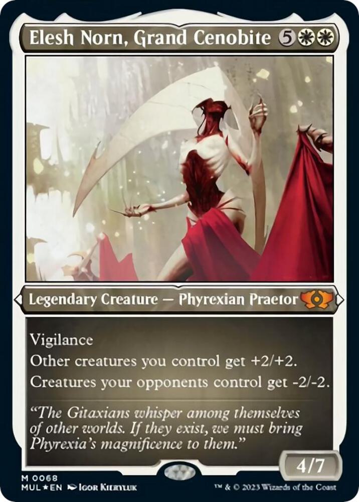 Elesh Norn, Grand Cenobite (Foil Etched) (68) [Multiverse Legends]