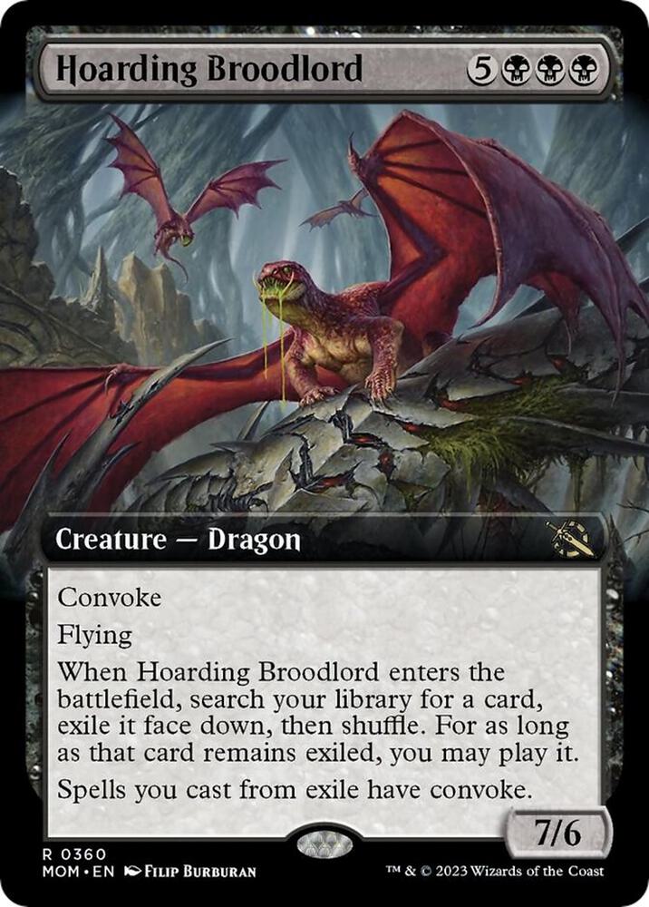 Hoarding Broodlord (Extended Art) (360) [March of the Machine] [Extended Art]
