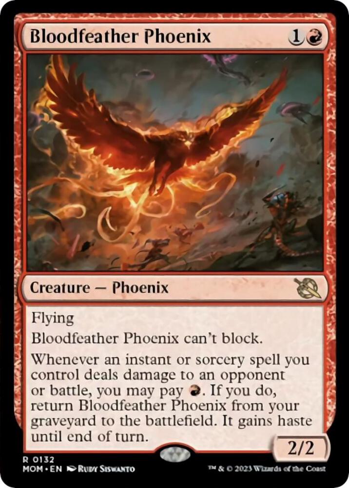 Bloodfeather Phoenix (132) [March of the Machine]