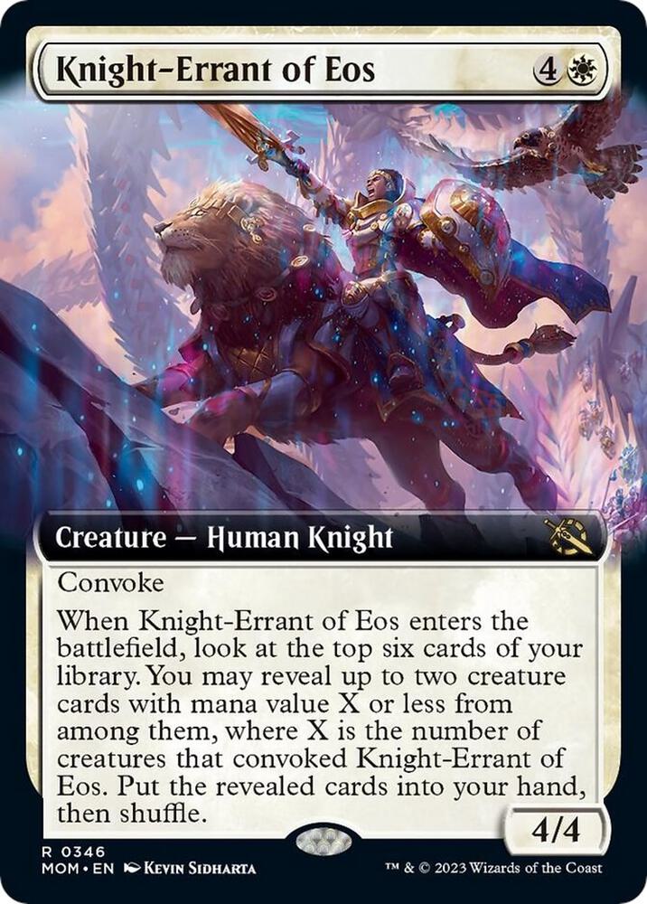 Knight-Errant of Eos (Extended Art) (346) [March of the Machine] [Extended Art]