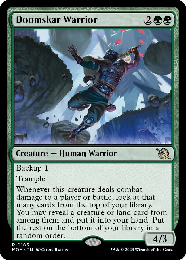 Doomskar Warrior (185) [March of the Machine]