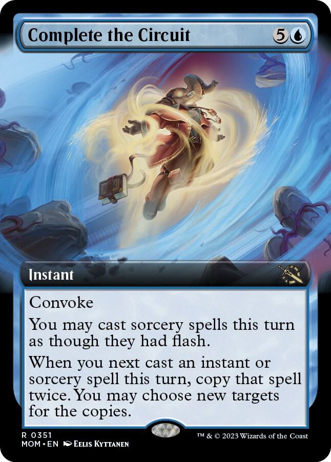 Complete the Circuit (Extended Art) (351) [March of the Machine] [Extended Art]
