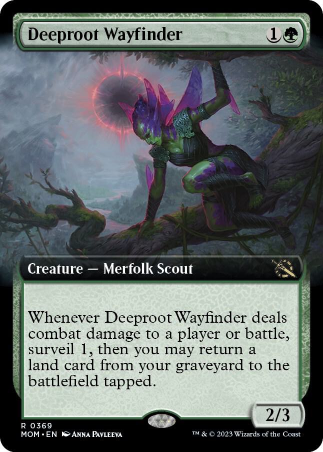Deeproot Wayfinder (Extended Art) (369) [March of the Machine] [Extended Art]
