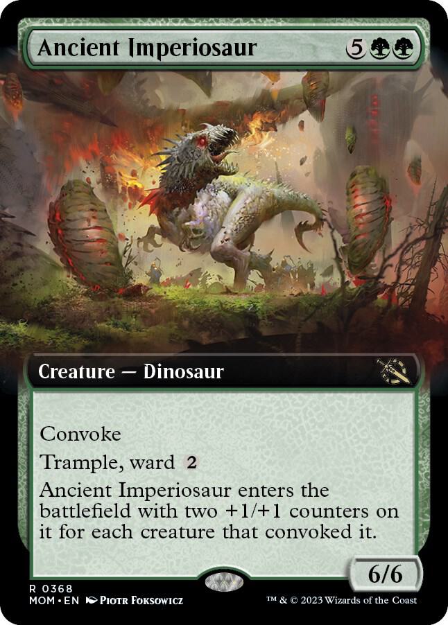 Ancient Imperiosaur (Extended Art) (368) [March of the Machine] [Extended Art]
