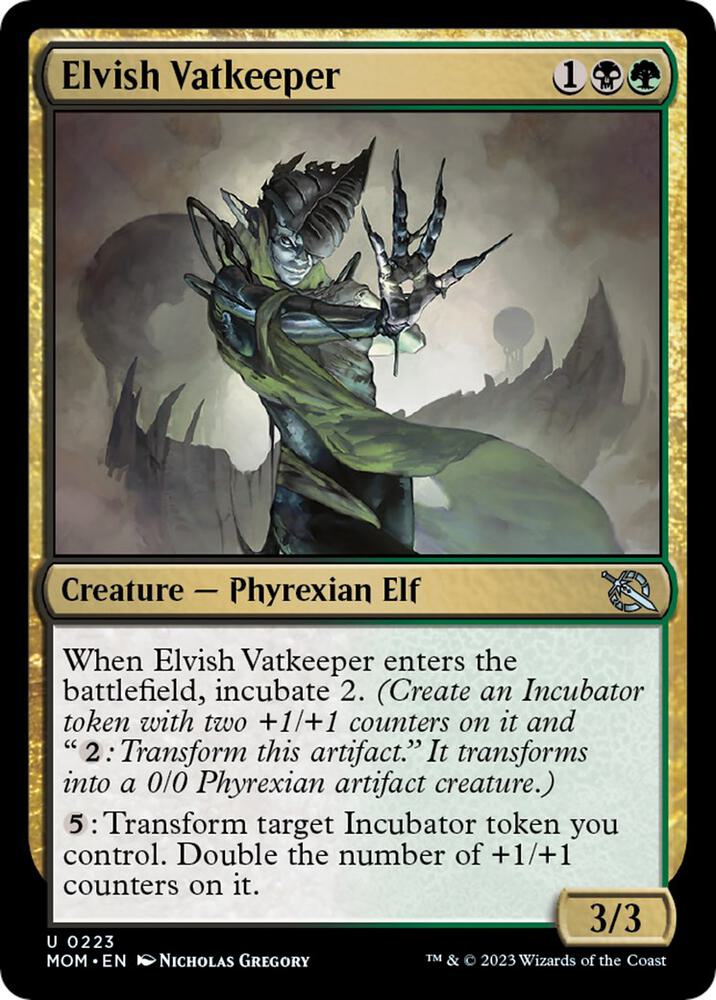 Elvish Vatkeeper (223) [March of the Machine]