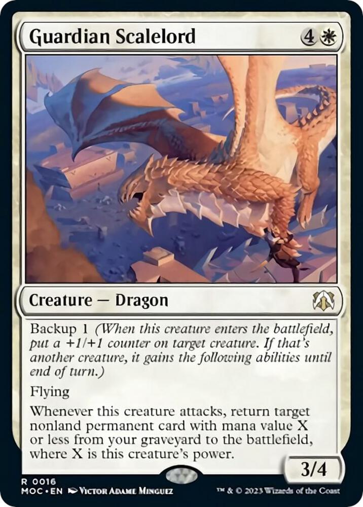 Guardian Scalelord (16) [March of the Machine Commander]