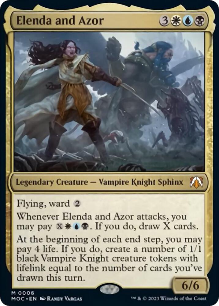 Elenda and Azor (6) [March of the Machine Commander]