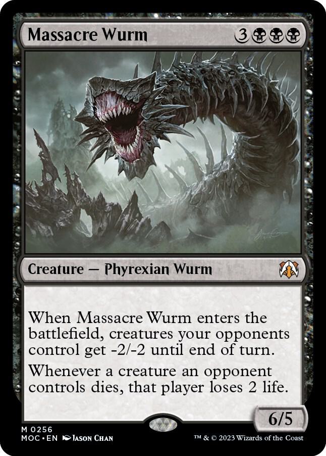 Massacre Wurm (256) [March of the Machine Commander]