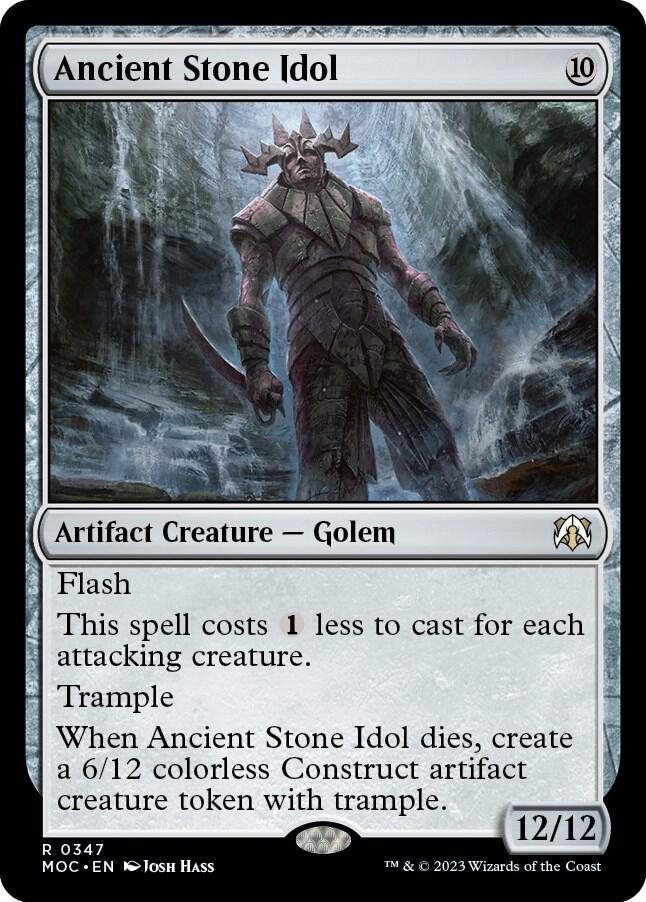 Ancient Stone Idol (347) [March of the Machine Commander]