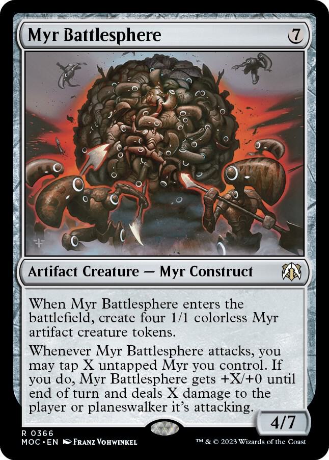 Myr Battlesphere (366) [March of the Machine Commander]