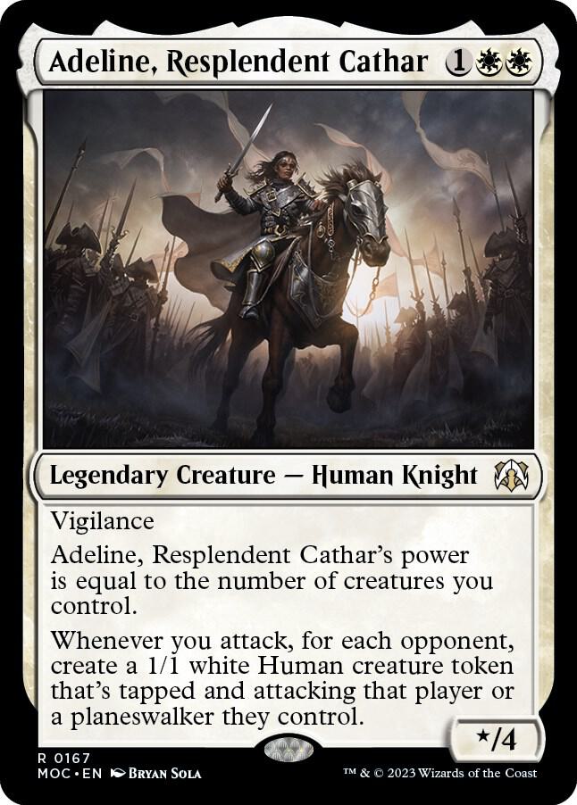 Adeline, Resplendent Cathar (167) [March of the Machine Commander]