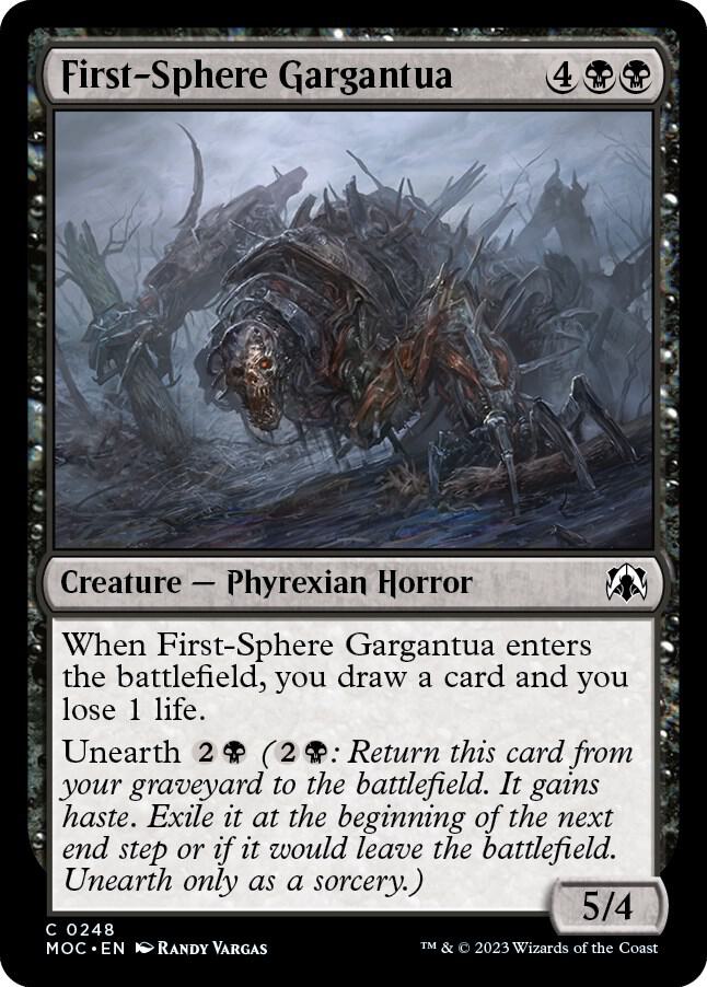 First-Sphere Gargantua (248) [March of the Machine Commander]