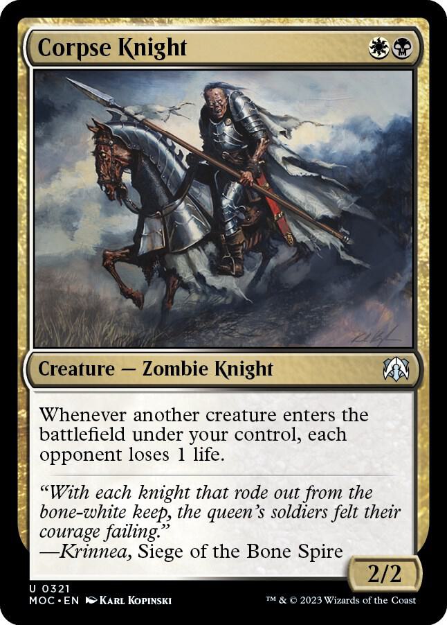 Corpse Knight (321) [March of the Machine Commander]