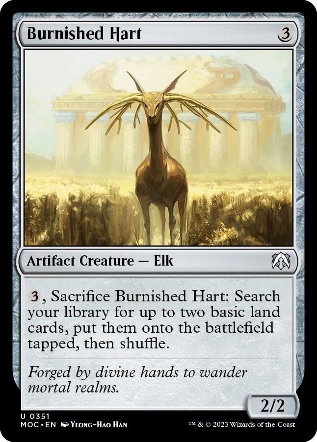 Burnished Hart (351) [March of the Machine Commander]