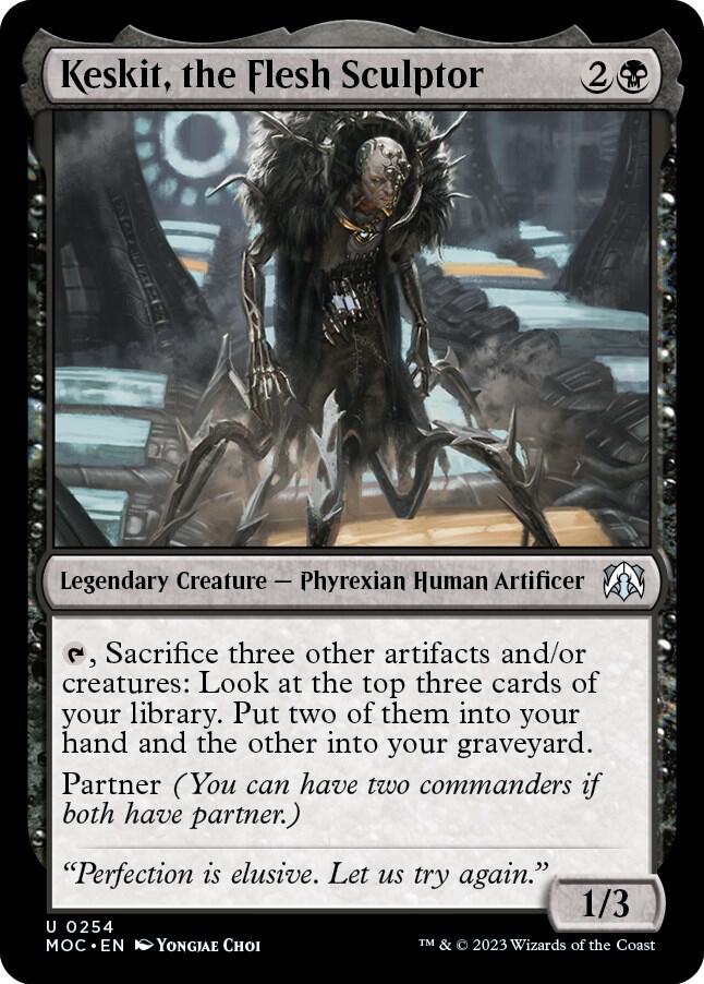 Keskit, the Flesh Sculptor (254) [March of the Machine Commander]