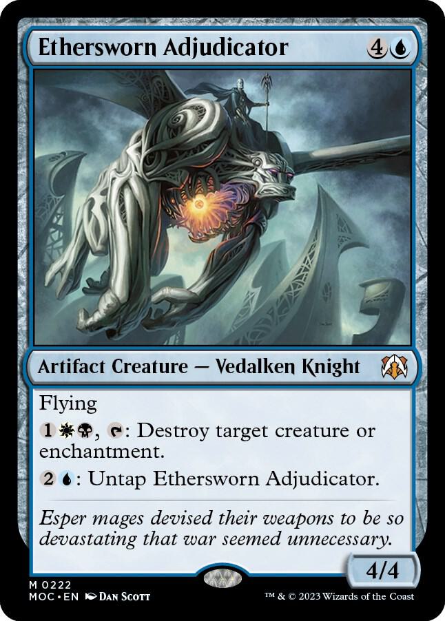 Ethersworn Adjudicator (222) [March of the Machine Commander]