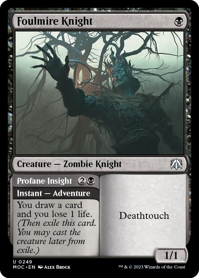 Foulmire Knight (249) [March of the Machine Commander]