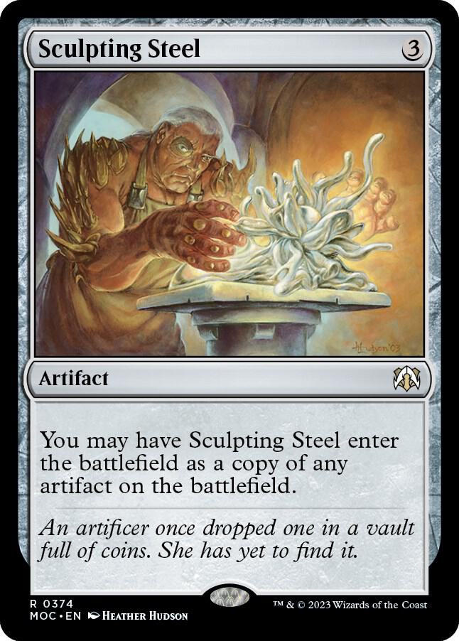 Sculpting Steel (374) [March of the Machine Commander]