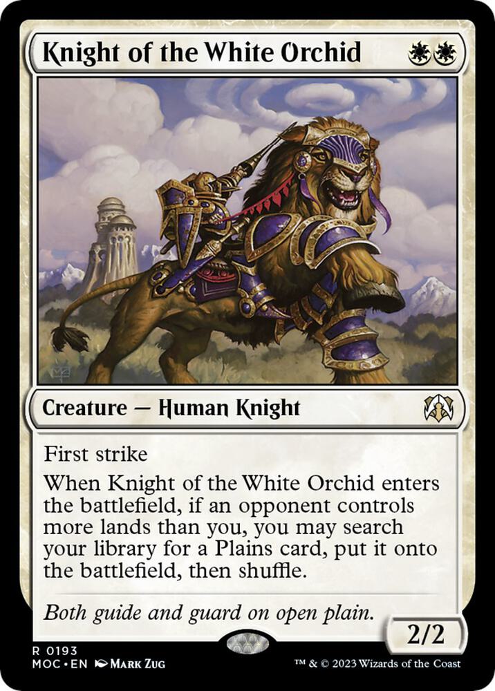 Knight of the White Orchid (193) [March of the Machine Commander]